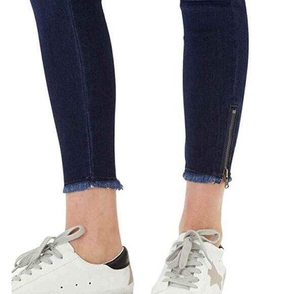 KANCAN Austyn Low Rise Ankle Skinny Jeans Size 24 Dark Wash - Picture 3 of 13